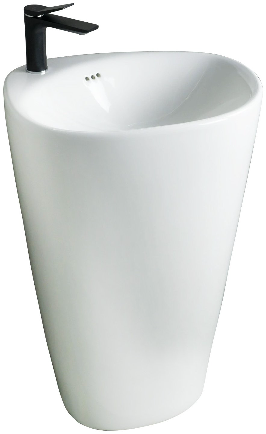 Раковина GID-ceramic 81108 Nb188 с пьедесталом нестандартная 40, керамика купить,389940