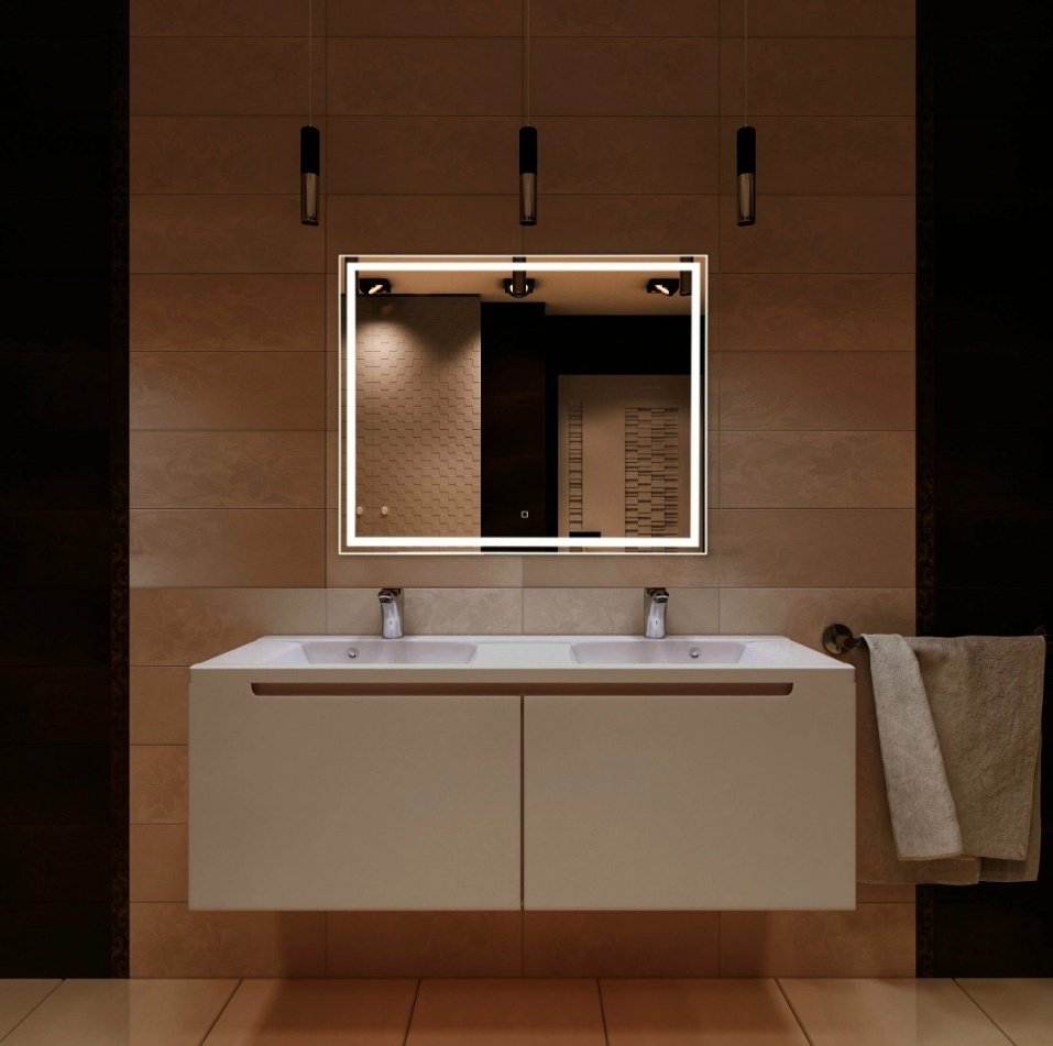 Зеркало настенное LED Ливия 120x80см купить,77000