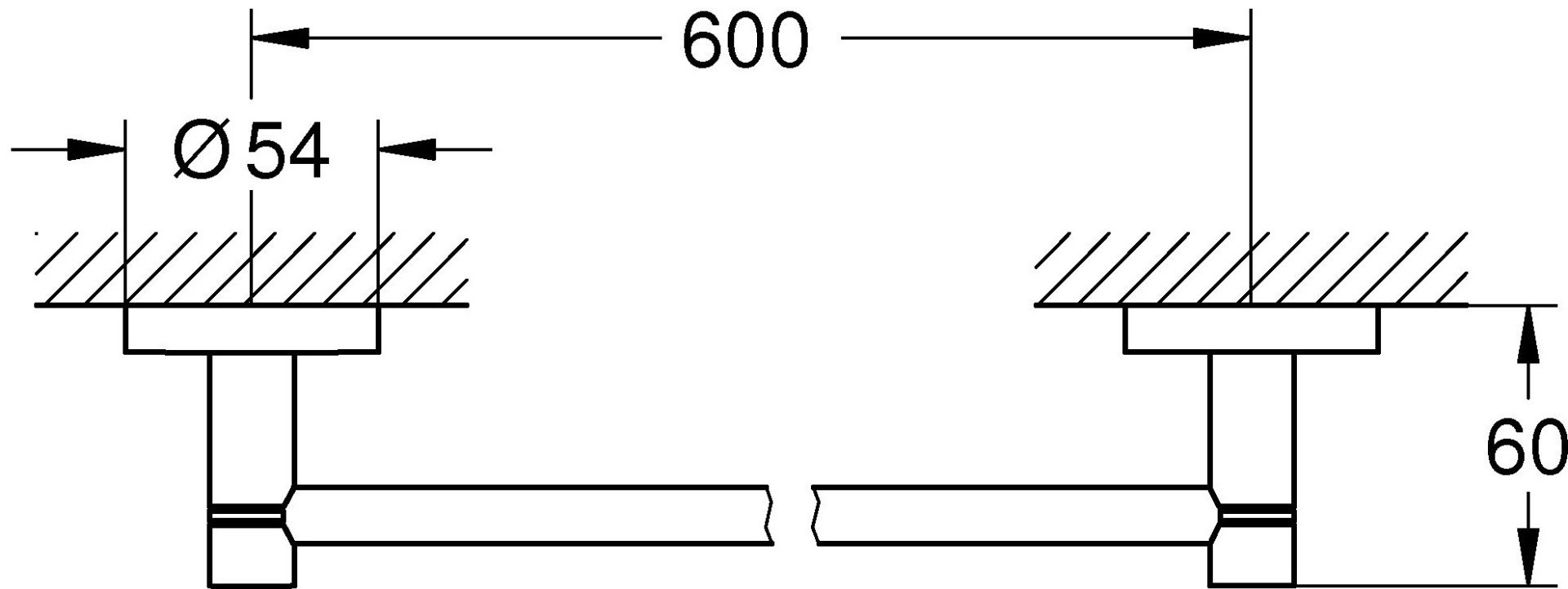Grohe держатель 40366AL1 1 шт, металл