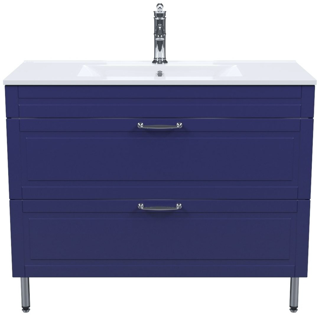 Тумба с раковиной Iddis Oxford OXF10N1i95K 0131000i28 100x66x45.5см синий купить,NaN