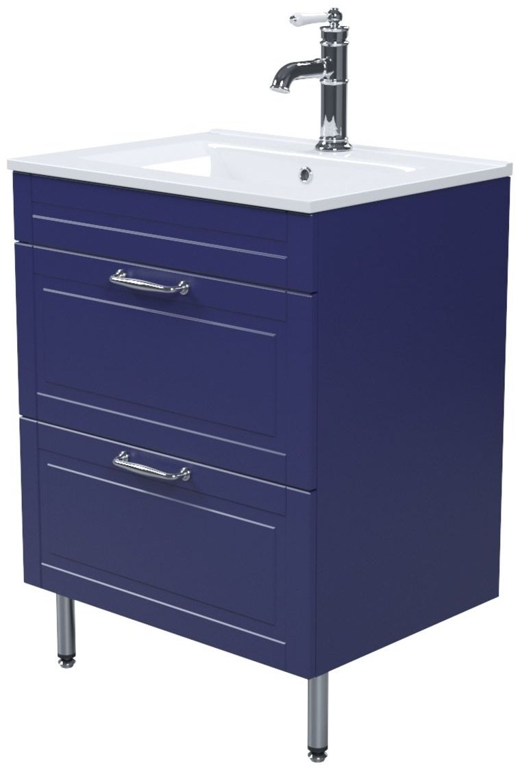 Тумба с раковиной IDDIS Oxford OXF60N0i95K , 60x66x45.5 см, синий