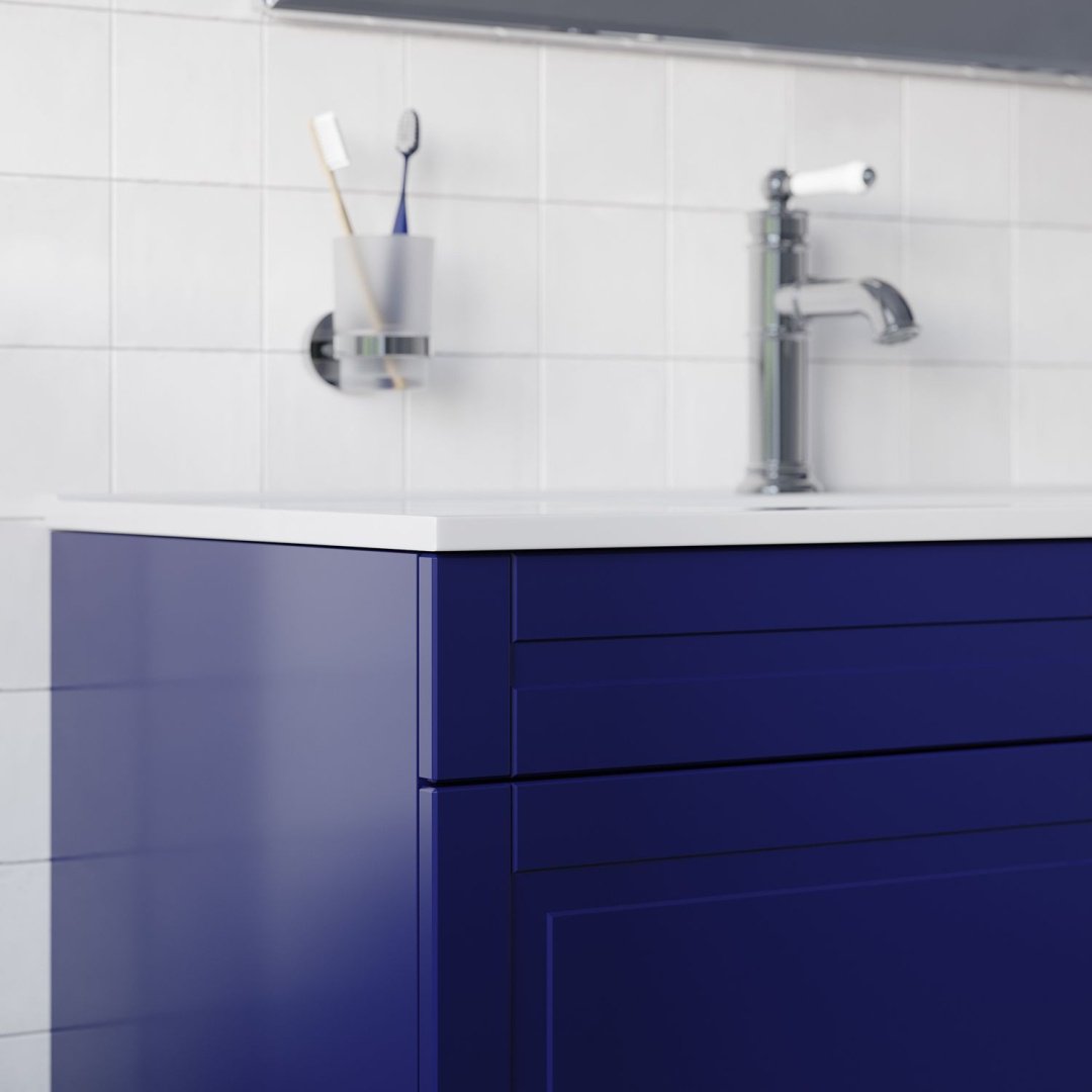 Тумба с раковиной IDDIS Oxford OXF10N1i95K / 0131000i28 , 100x66x45.5 см, синий