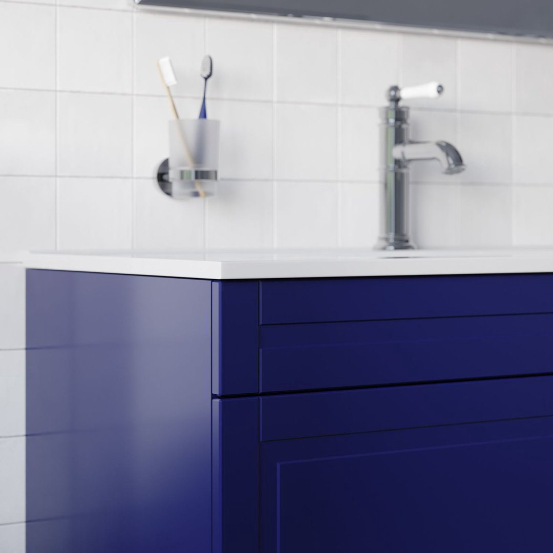 Тумба с раковиной Iddis Oxford OXF10N1i95K 0131000i28 100x66x45.5см синий купить,NaN