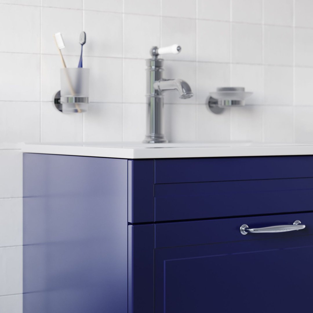 Тумба с раковиной IDDIS Oxford OXF60N0i95K , 60x66x45.5 см, синий