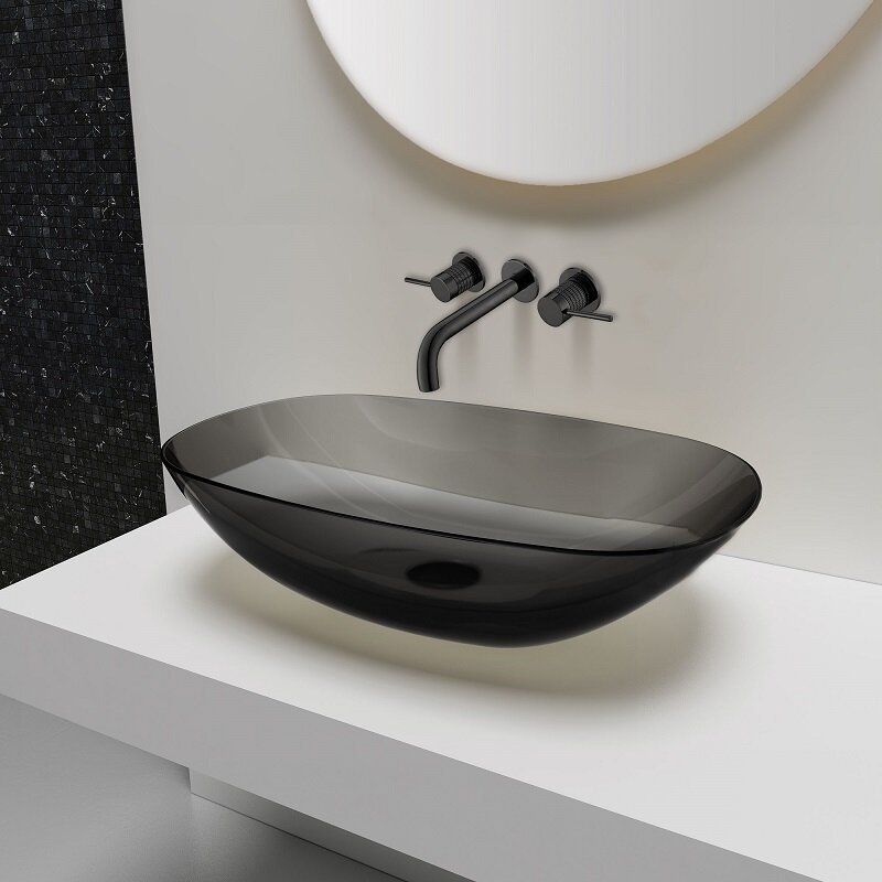 Смеситель для раковины (умывальника) Vincea Groove VBFW-4G1MB, однозахватный купить,NaN