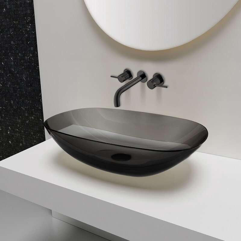 Смеситель для раковины (умывальника) Vincea Groove VBFW-4G1MB, однозахватный купить,NaN
