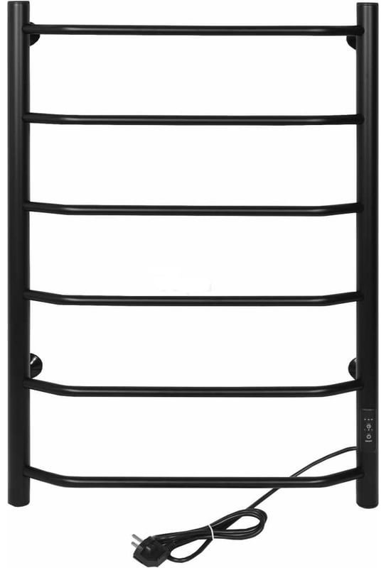 Полотенцесушитель Tera электрический ПСК-11-03д.ч, лесенка 50x80 см