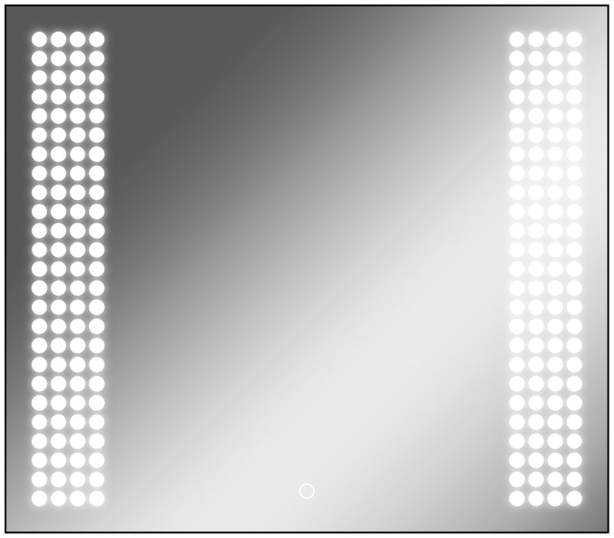 Зеркало настенное Домино 80x70 см купить,NaN