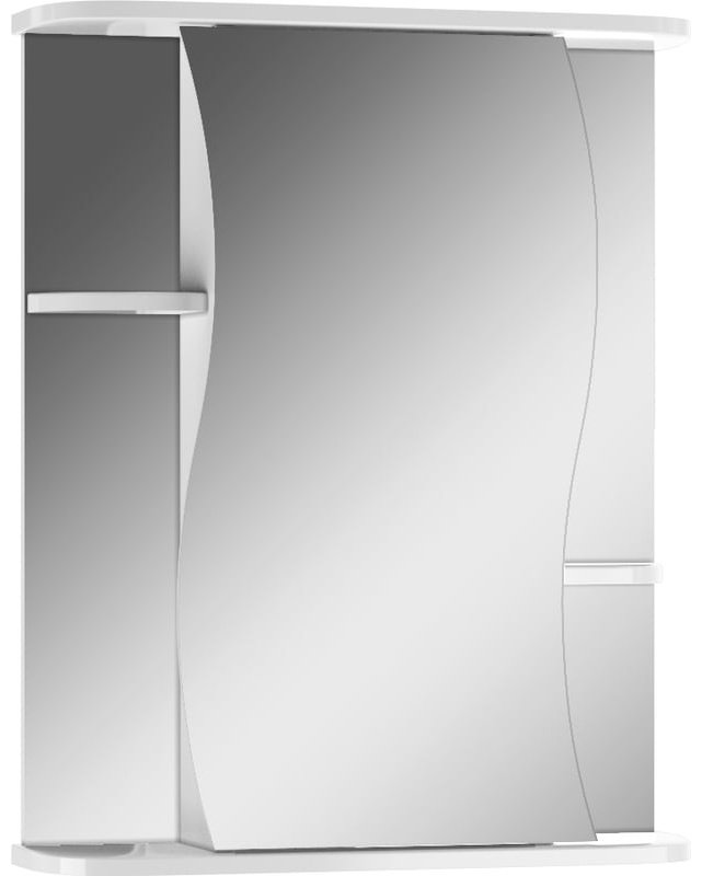 Шкаф зеркальный навесной Kabinka.kz DA1041HZ 61.6x15.7x70см белый купить,NaN