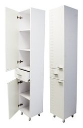 Шкаф-пенал Lindis Оптима 30x29x200см белый купить,NaN