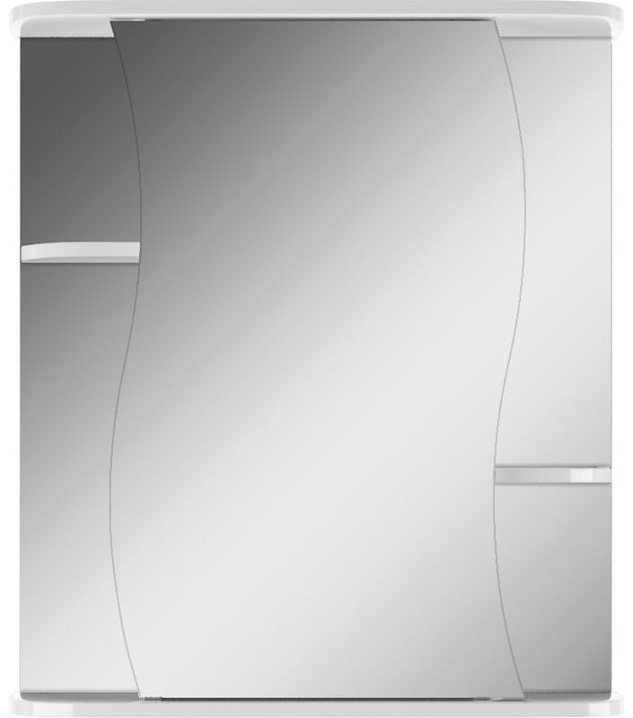 Шкаф зеркальный навесной KABINKA.KZ DA1041HZ, 61.6x15.7x70 см, белый