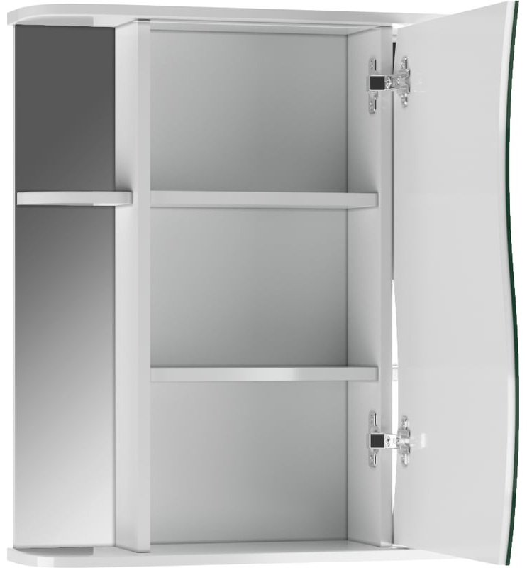 Шкаф зеркальный навесной KABINKA.KZ DA1041HZ, 61.6x15.7x70 см, белый