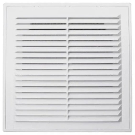 Решетка вентиляционная Эра 250х250х16 мм, пластик
