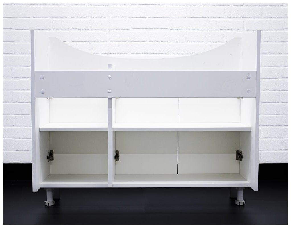 Тумба с раковиной KABINKA.KZ Мега 105 DM4603T, 101.2x72x34.1 см, белый купить,NaN