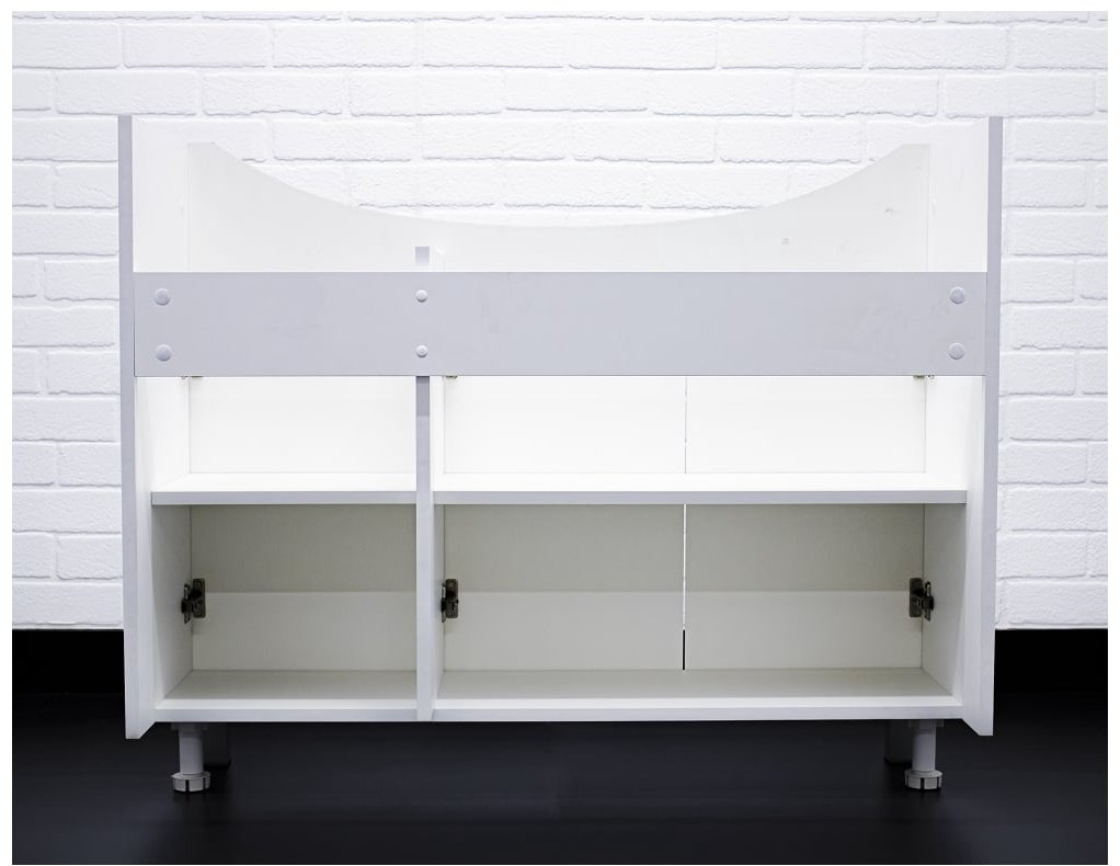 Тумба с раковиной KABINKA.KZ Мега 105 DM4603T, 101.2x72x34.1 см, белый купить,NaN