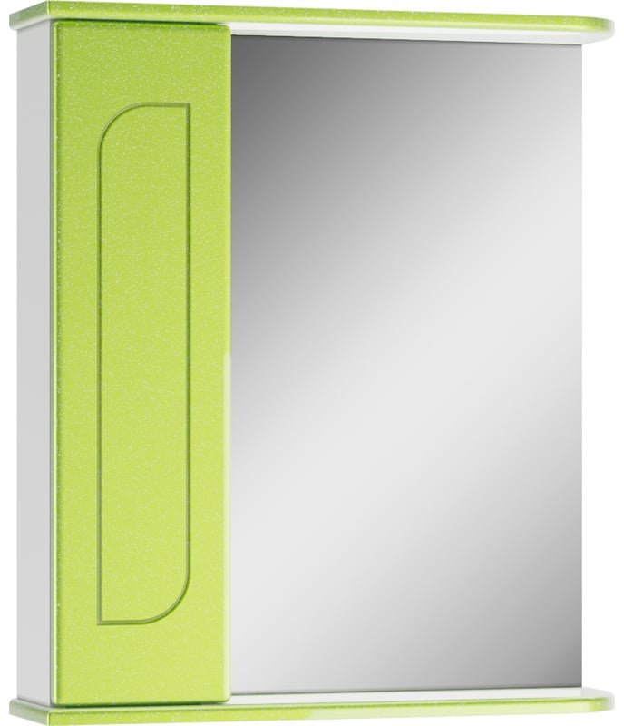 Шкаф зеркальный навесной KABINKA.KZ DA1127HZR, 61.5x15.4x70 см, зеленый