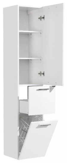Шкаф-пенал Акватон Инди 1A188603ND010 34x32x164.7см купить,NaN
