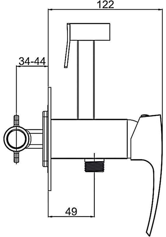 Gappo гигиенический душ G7207-6 купить,55300