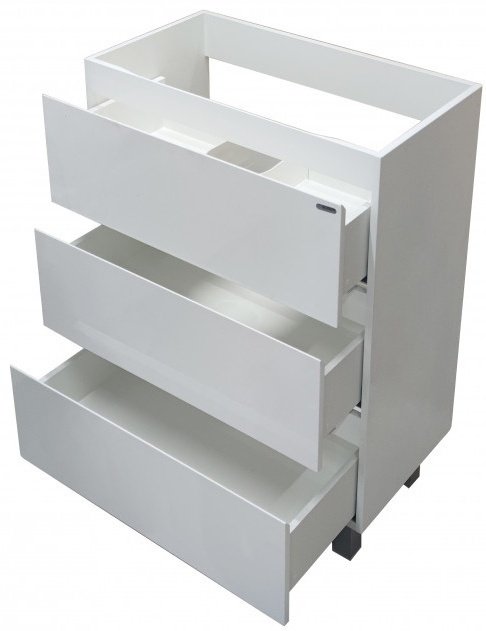 Тумба с раковиной KABINKA.KZ Bali New, 74.8x86x44.6 см, белый