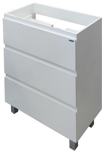 Тумба с раковиной KABINKA.KZ Bali New, 74.8x86x44.6 см, белый