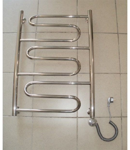 Полотенцесушитель НИКА электрический CURVE ЭК ЛZ 60/50, нестандартный 50x60 см купить,96000