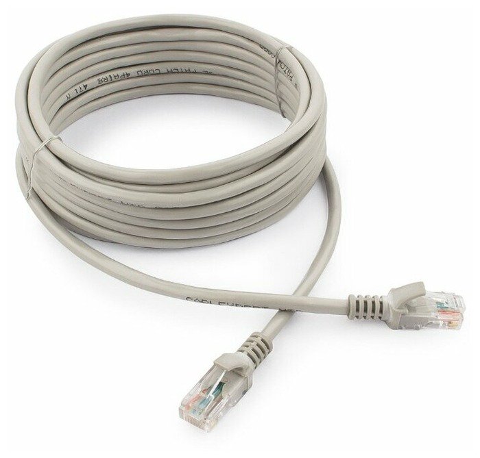 Патч-корд Cablexpert PP12-5M 5м серый