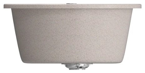Кухонная мойка Mixline ML-GM-12 врезная 48х48х21 см, искусственный мрамор, тон песочный купить,NaN