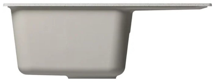 Кухонная мойка Mixline ML-GM-26 врезная 47х58х19 см, искусственный мрамор, тон серый купить,NaN