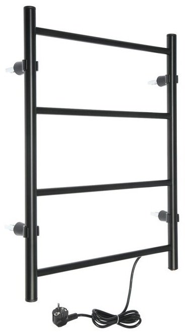 Полотенцесушитель Tera электрический ПСН-09-01ч, лесенка 40x60 см