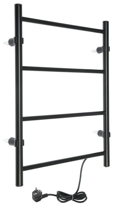 Полотенцесушитель Tera электрический ПСН-09-01ч, лесенка 40x60 см купить,38208