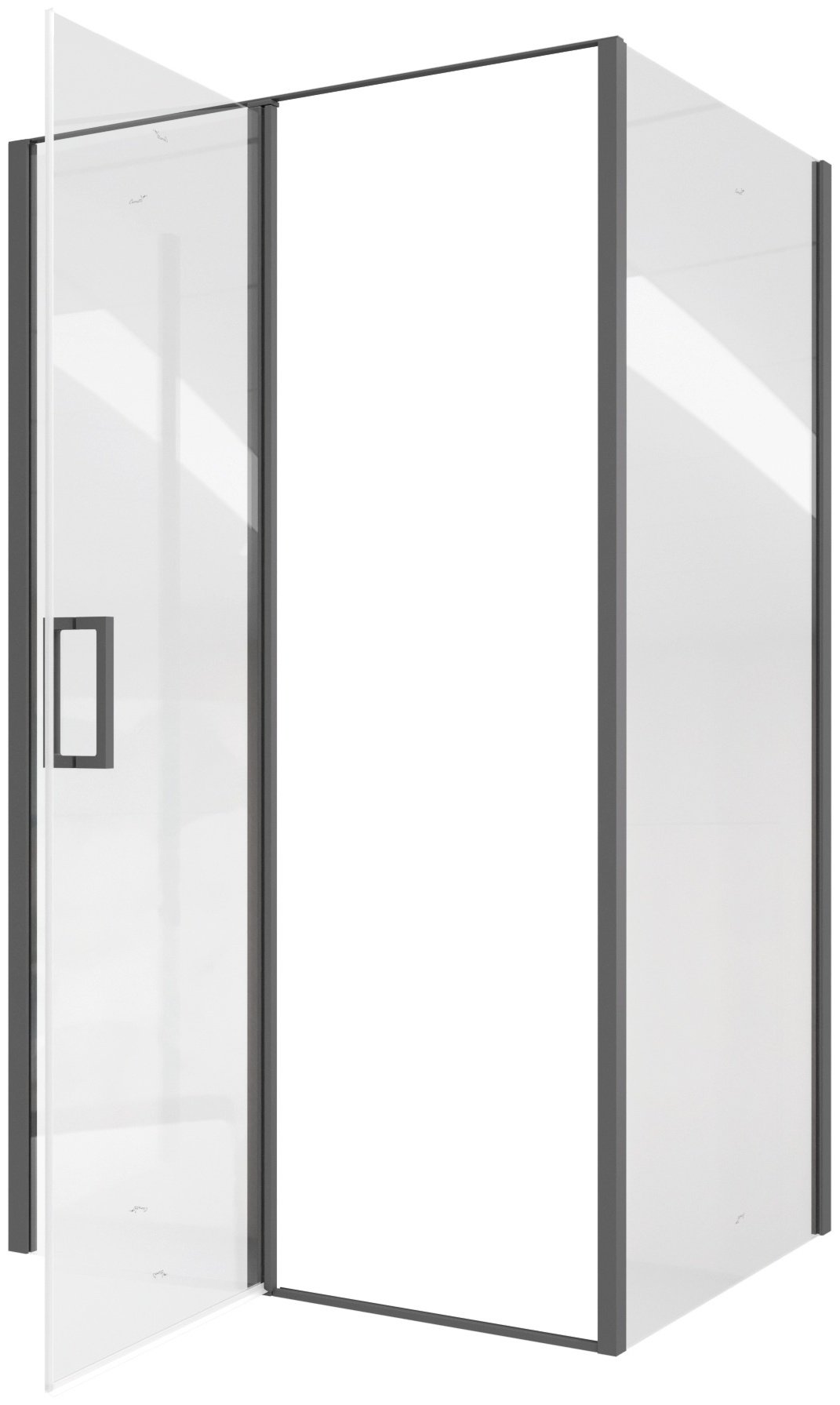 Душевое ограждение CeruttiSPA двухстенное VICTORIA120B, 1200х1950 мм