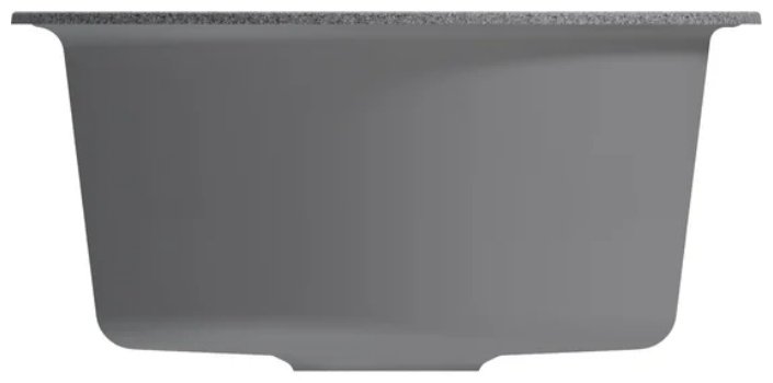 Кухонная мойка Mixline ML-GM-12 врезная 48х48х21 см, искусственный мрамор, тон темно-серый купить,NaN