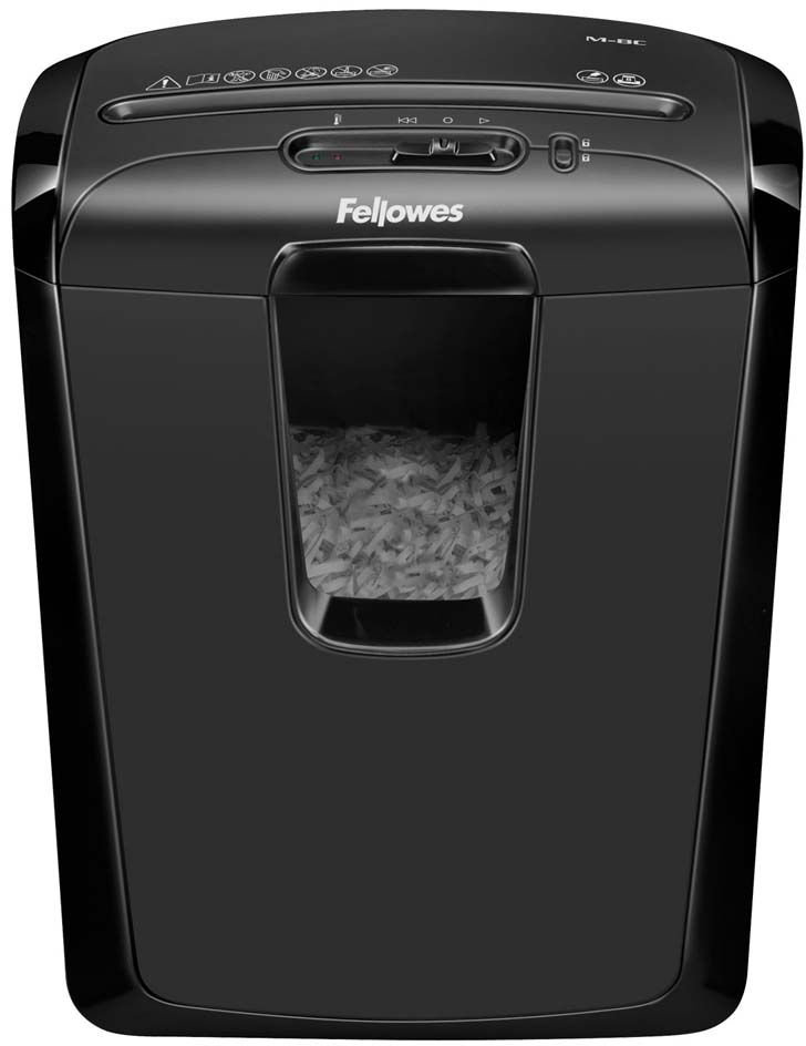 Шредер Fellowes PowerShred M-8C черный