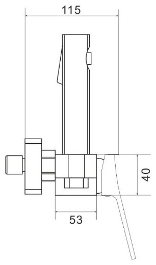 Shevanik гигиенический душ S4005-1, латунь