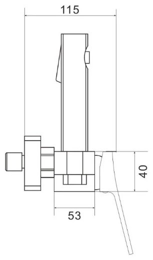 Shevanik гигиенический душ S4005-1, латунь купить,NaN