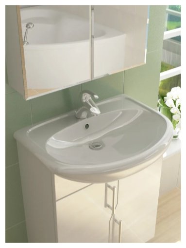 Шкаф зеркальный навесной Kabinka.kz Grand 60x14x71.4см белый купить,NaN