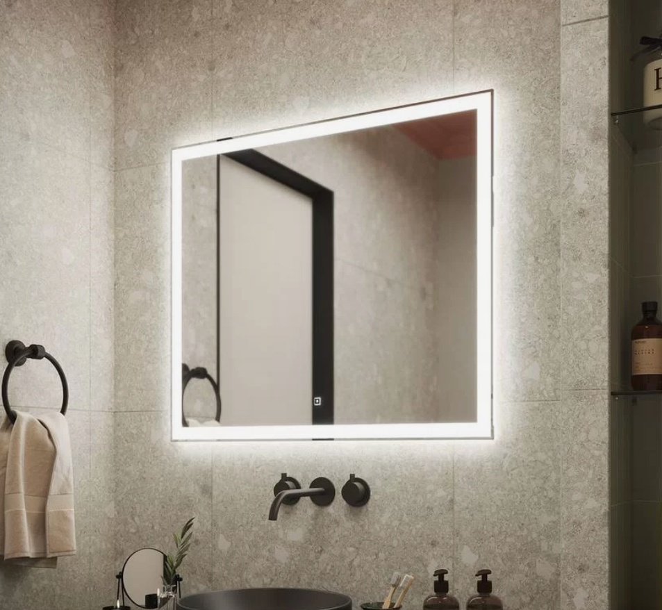Зеркало настенное Kabinka.kz Sancos City Led CI800 80x70см купить,240500