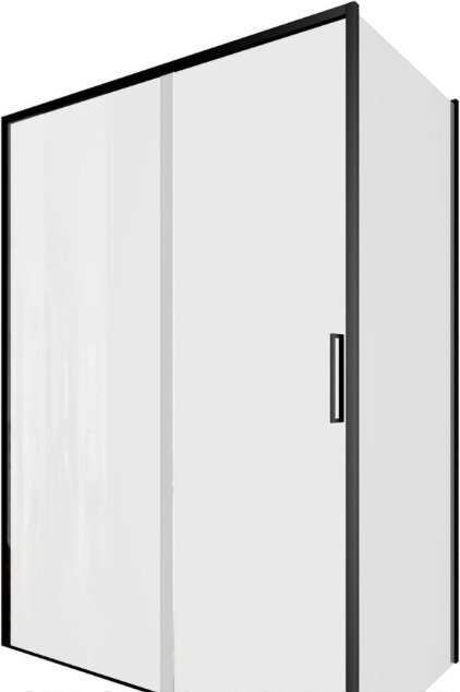 Душевое ограждение KABINKA.KZ двухстенное AE65-140x90-BT, 1400х1900 мм