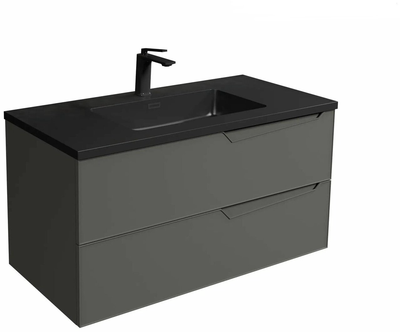 Тумба с раковиной Rhea80 80x55x48 см серый купить,NaN