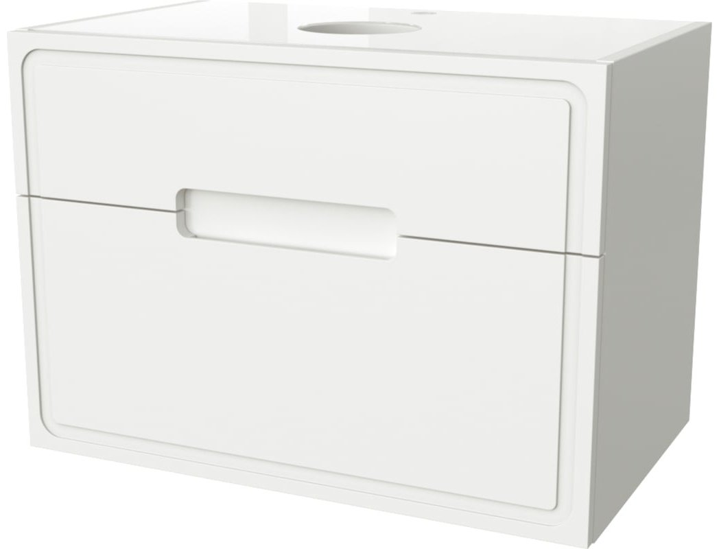 Тумба с раковиной Kabinka.kz TA-MBO-80PS-blanco 79.3x56x48.6см белый купить,NaN