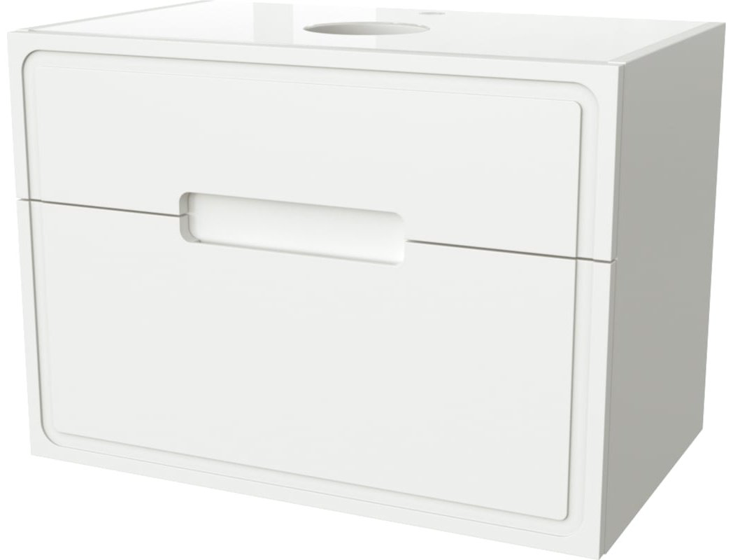 Тумба с раковиной Kabinka.kz TA-MBO-80PS-blanco 79.3x56x48.6см белый купить,NaN