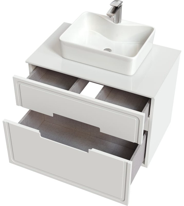 Тумба с раковиной Kabinka.kz TA-MBO-80PS-blanco 79.3x56x48.6см белый купить,NaN