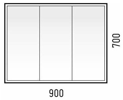Шкаф навесной Corozo 90x15x70, Айрон 90