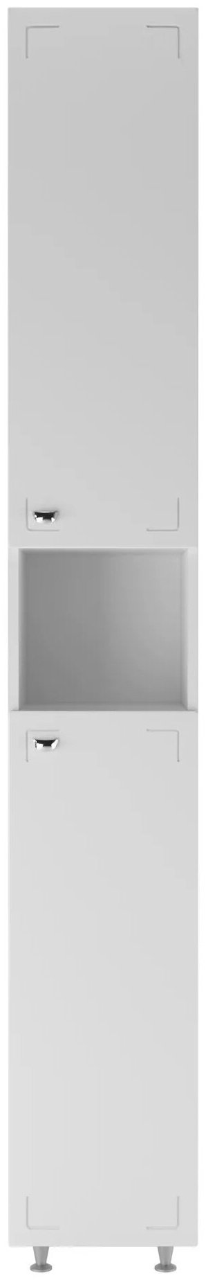 Шкаф-пенал напольный KABINKA.KZ DA1008P, 30x31.6x200 см, белый