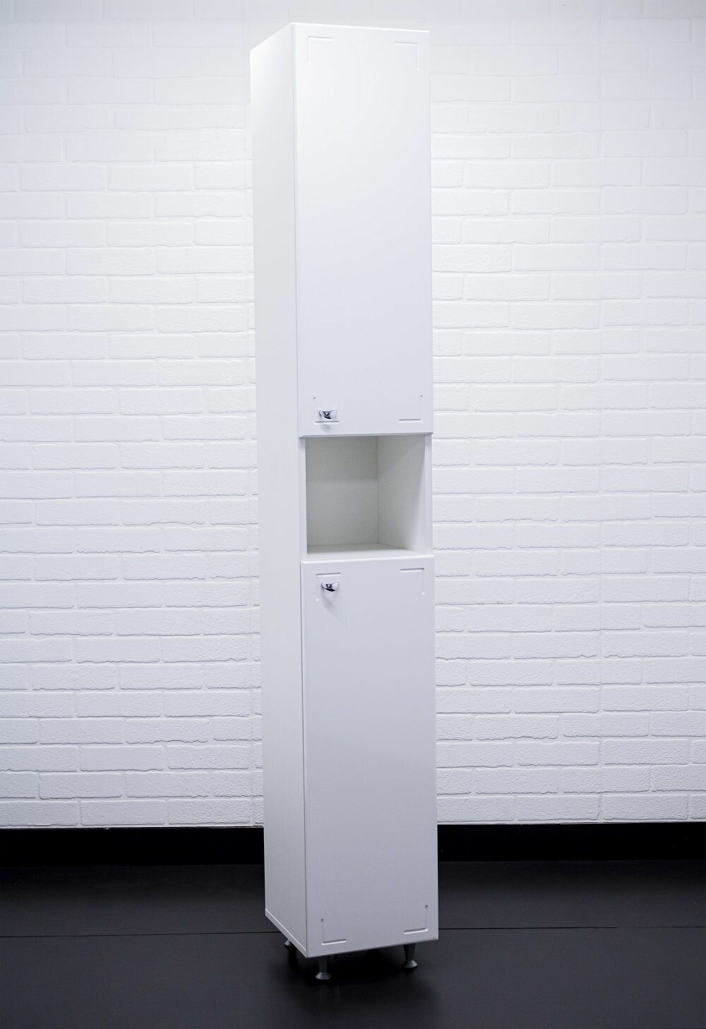 Шкаф-пенал напольный KABINKA.KZ DA1008P, 30x31.6x200 см, белый