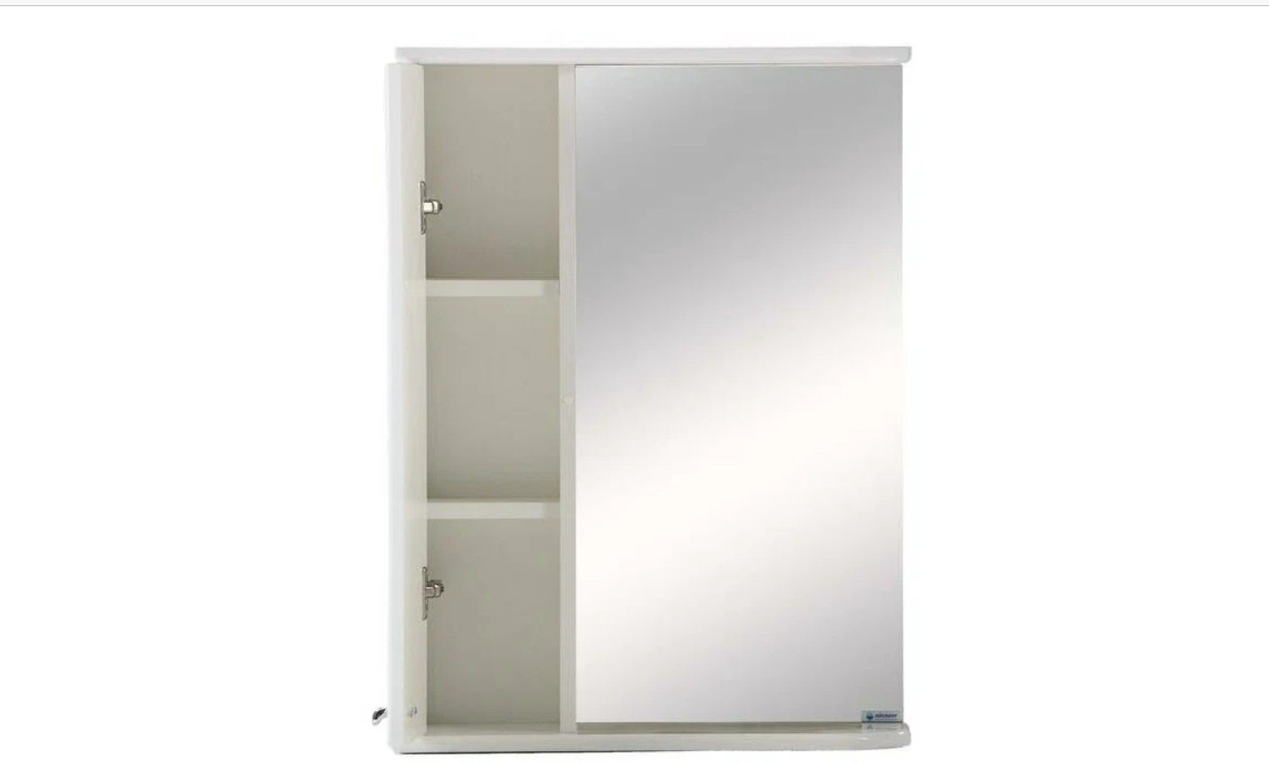 Шкаф с зеркалом Mixline 50x15.1x76см купить,NaN