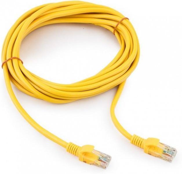 Патч-корд Cablexpert PP12-5M/Y 5м жёлтый
