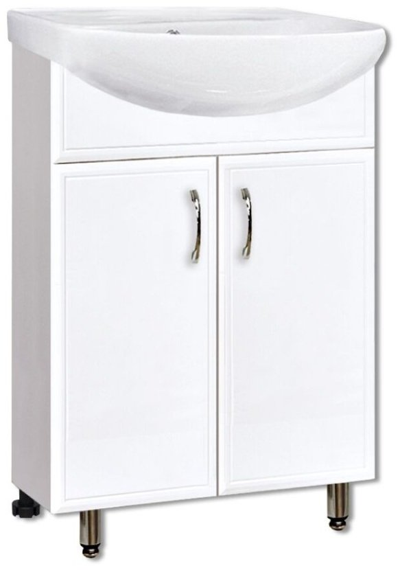 Тумба с раковиной Vako K0000077111, 589x820x300 см, белый
