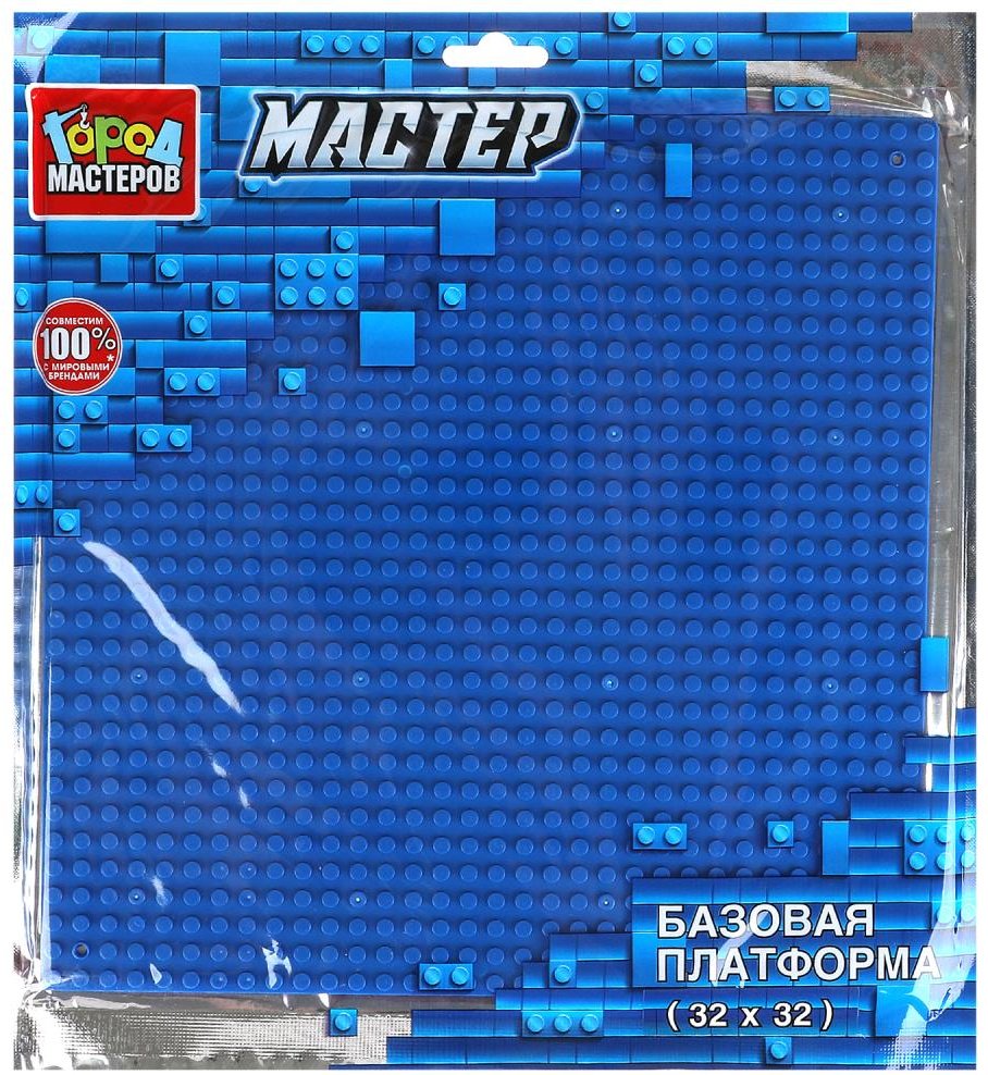 Конструктор ГОРОД МАСТЕРОВ Базовая платформа 32х32, деталей 1 шт купить,NaN