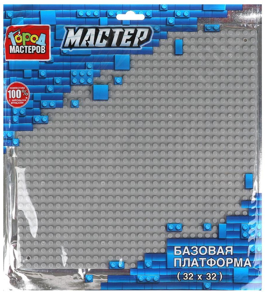 Конструктор ГОРОД МАСТЕРОВ Базовая платформа 32х32, деталей 1 шт купить,NaN